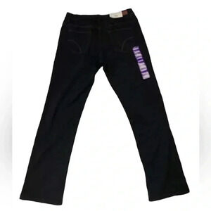 Parasuco 2016 Modern Fit Straight Leg Stretchy Black  Pants Size 14